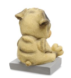 RV-904 Статуэтка Собака Мопс «Желаю богатства» (W.Stratford)