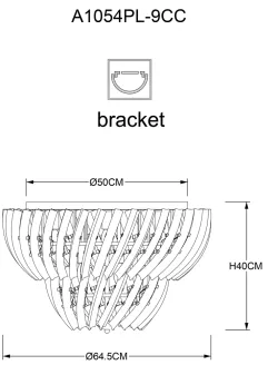 Потолочная люстра Arte Lamp ELLA