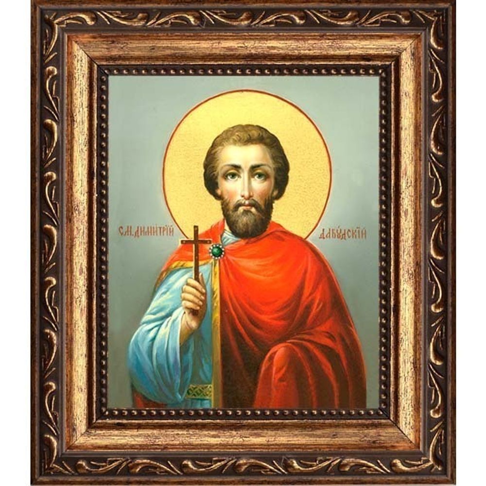 Димитрий Дабудский мученик. Икона на холсте.