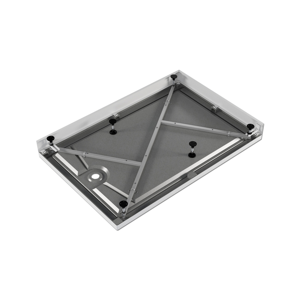 Поддон прямоугольный  1,2*0,8*0,02 "Universal PRO N"акрил d 90 (каркас+экран) выс.13 см