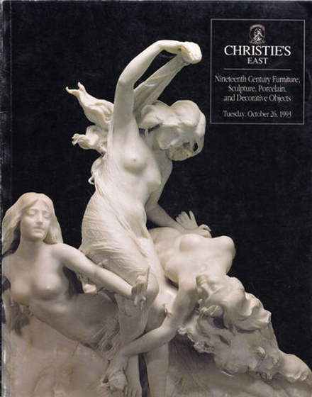 Каталог аукциона Christie's, Нью-Йорк, Мебель, скульптура, фарфор и предметы декоративно-прикладного искусства XIX века от 26 октября 1993 года