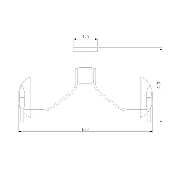 Потолочная люстра Eurosvet Rocco 60135/8 хром