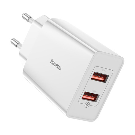 Зарядное устройство Baseus Speed Mini QC Dual U Quick Charger 18W