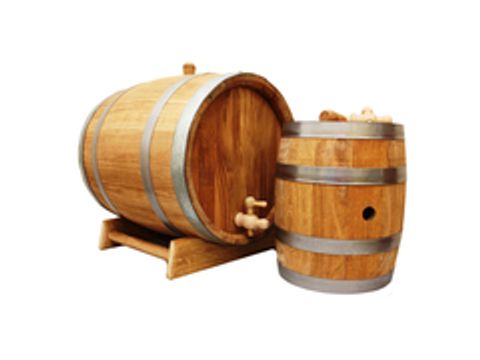 Бочка дубовая 5 л (Экспорт)