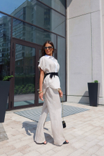 Костюм с рубашкой из вискозы