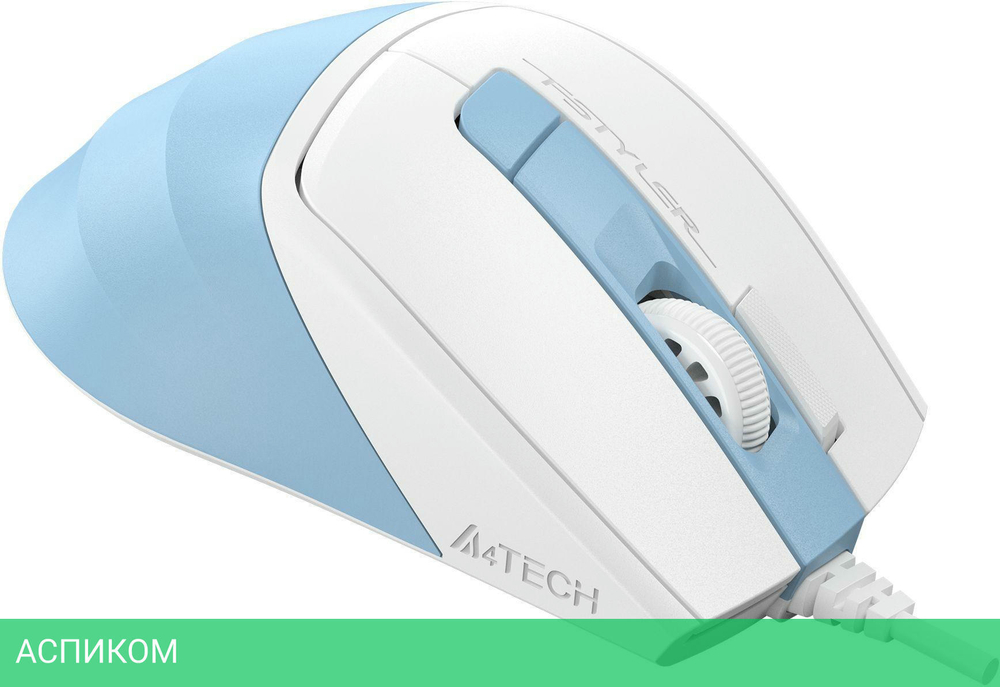 Мышь A4Tech Fstyler FM45S Air голубой/белый/Icy Blue