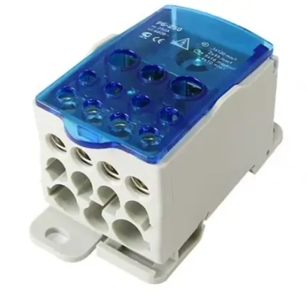 Блок распределительный РБ-250 1-полюсный 250A