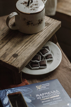 Мармелад из жимолости в горьком шоколаде без сахара / для диетического питания / веган, 195г