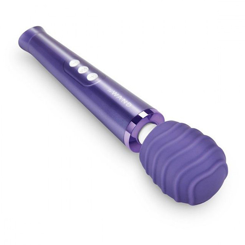 Набор из 2 фиолетовых текстурированных насадок для Le Wand Petite LW-019