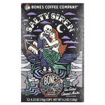 Bones Coffee Company, Salty Siren, кофейные чашки, мокко с морской соленой карамелью, 12 чашек по 10 г (0,35 унции)