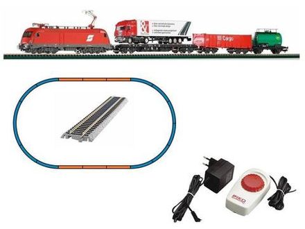 Стартовый набор «Электровоз Taurus + 3 грузовых вагона » ÖBB