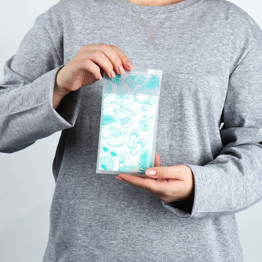 Пакет для путешествий «Отдых», 14 мкм, 9 х 16 см