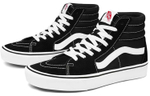 Vans SK8 lightweight non-slip high-top sneakers for men and women the same black