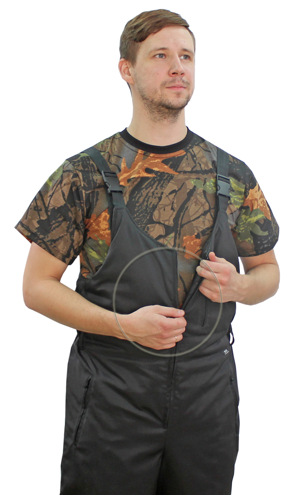 Полукомбинезон утепленный тк. Грета цв. Черный