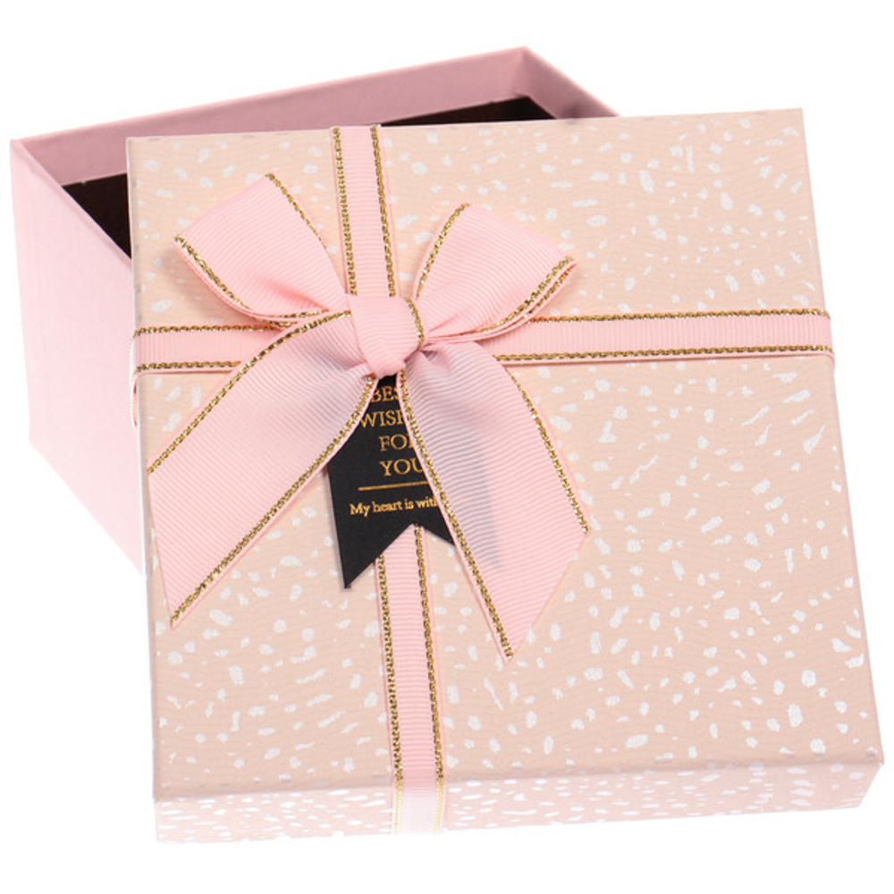 Коробка подарочная «Бантик» 13,5*13,5*8 см