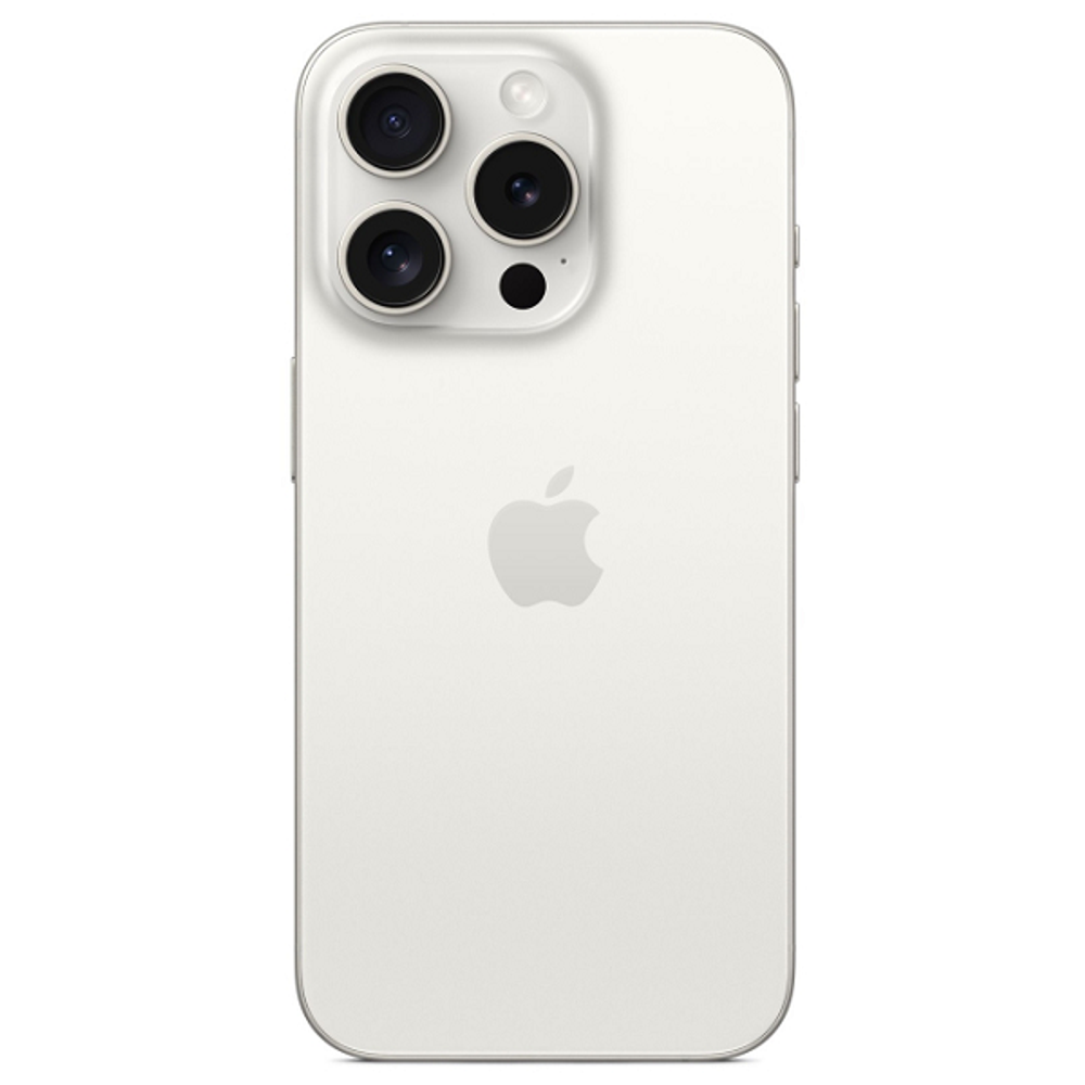 Смартфон Apple iPhone 15 Pro, 128GB, White Titanium, nanoSIM+eSIM