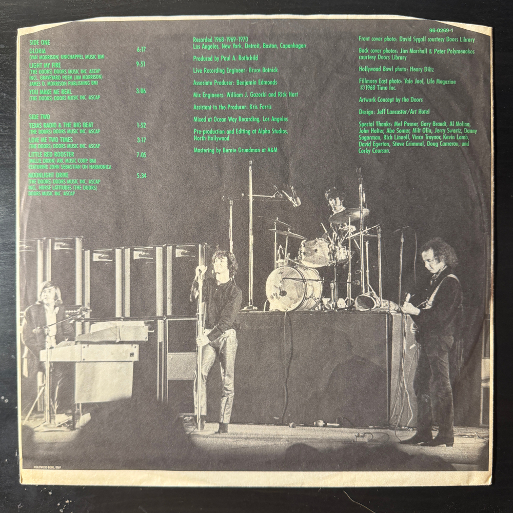 Виниловая пластинка Doors ‎– Alive, She Cried LP