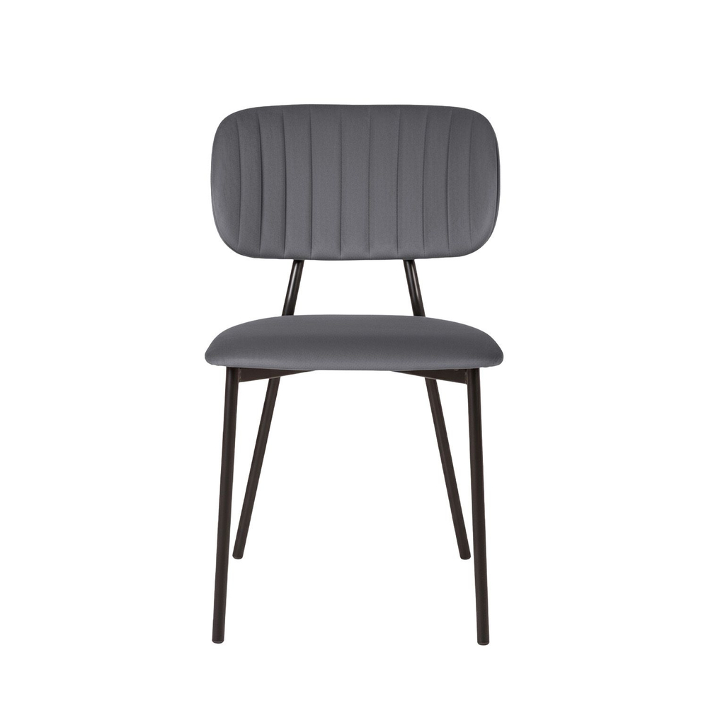 Стул Frost, бархат серый 27