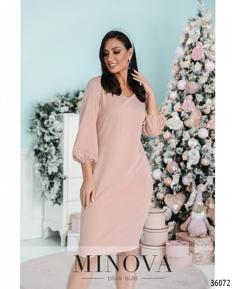Платье 102.1-пудра Minova
