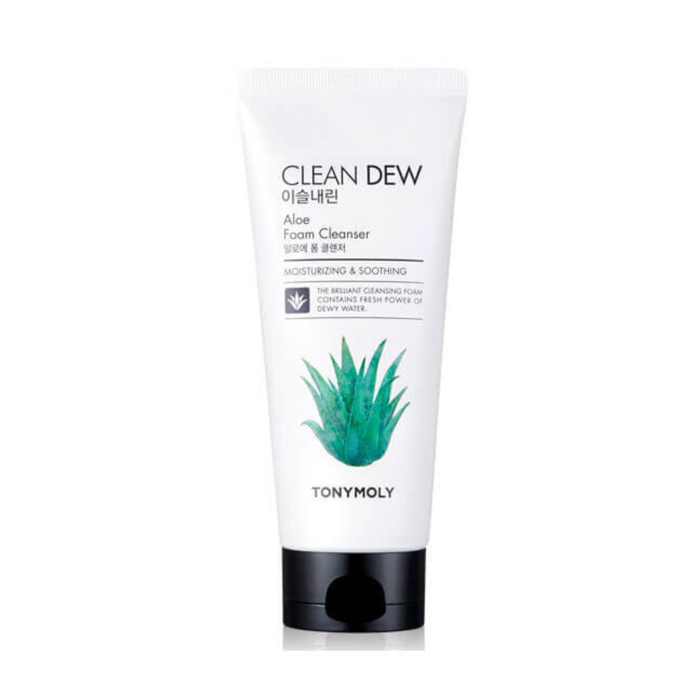 Пенка для лица Tony Moly Clean Dew Seed Foam Cleanser Aloe 180 мл.