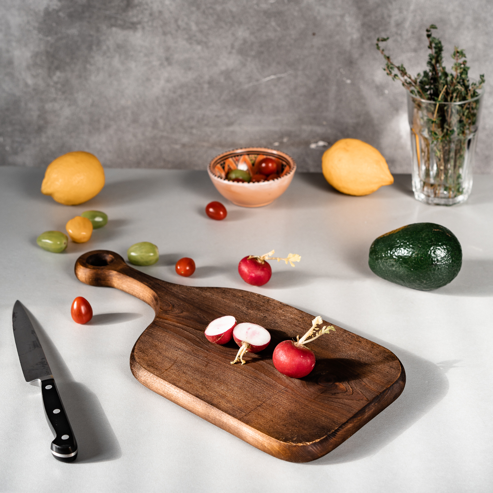 Деревянная разделочная доска из древесины Сибирский Кедр RD50