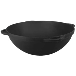 Казан чугунный 30 литров без крышки с круглым дном