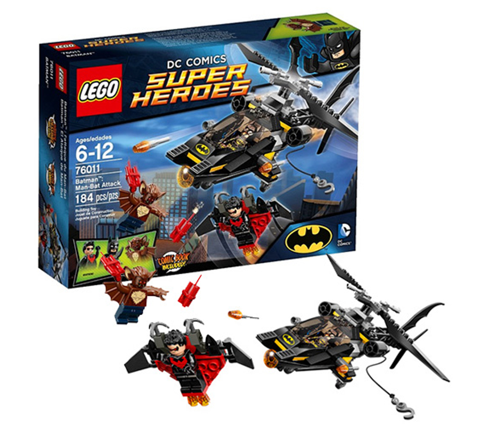 LEGO Super Heroes: Бэтмен: Атака человека-летучей мыши 76011 — Man-Bat Attack — Лего Супергерои ДиСи