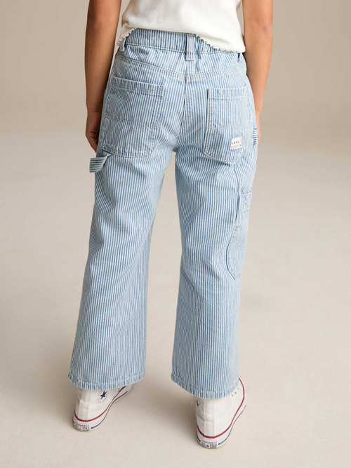 Джинсы карго для девочки Next E29-134, Голубой, Белый