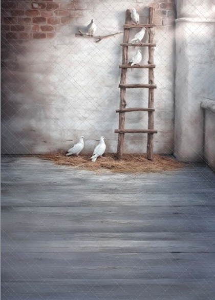 Голуби №2 (тематика 9-е Мая) - фон неопреновый