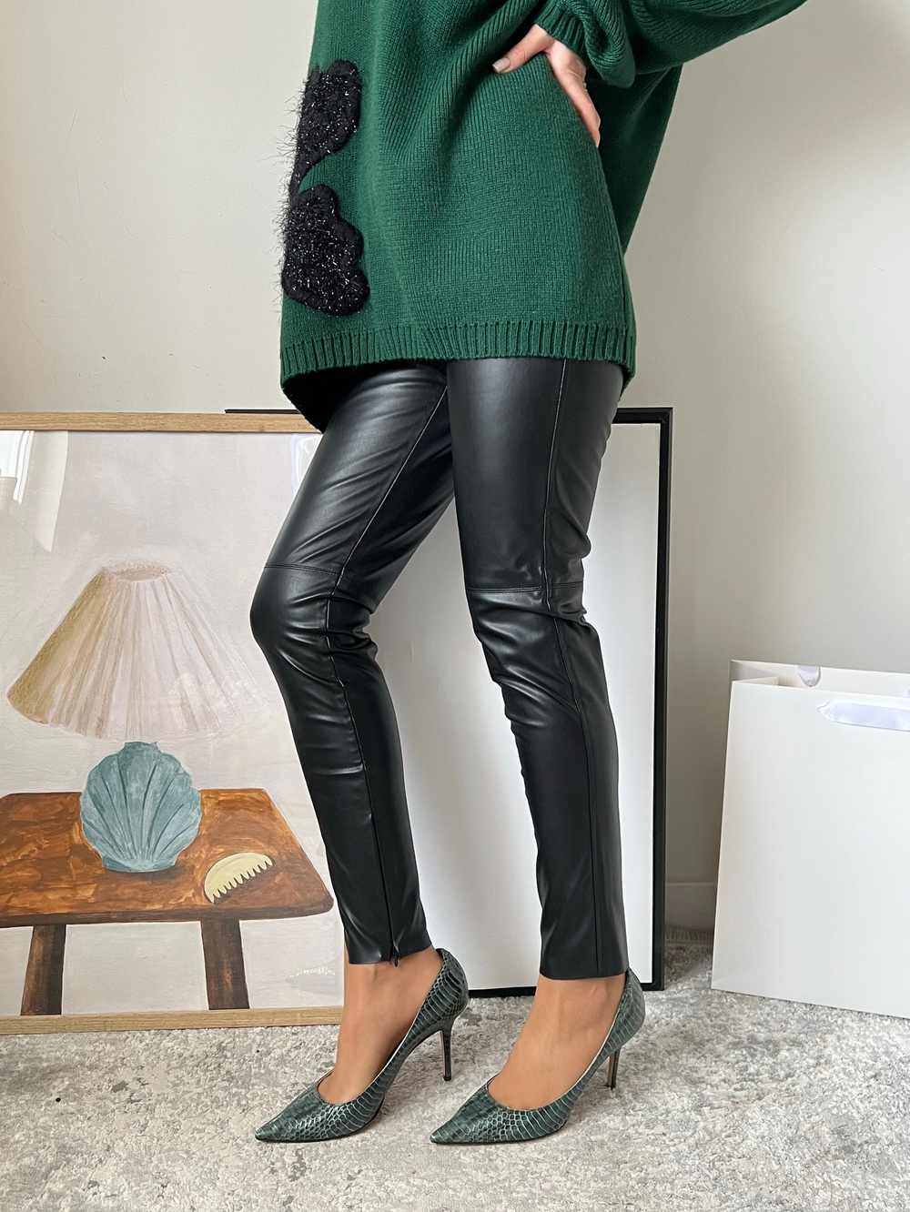 Новые легинсы Zara, M
