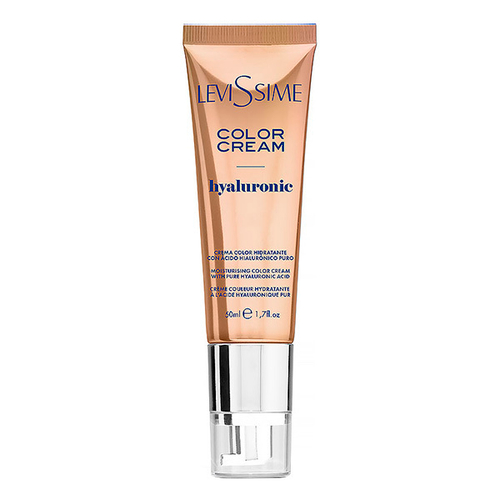 Тональный крем с Гиалуроновой кислотой Levissime Expositor Color Cream Hyaluronic 50мл