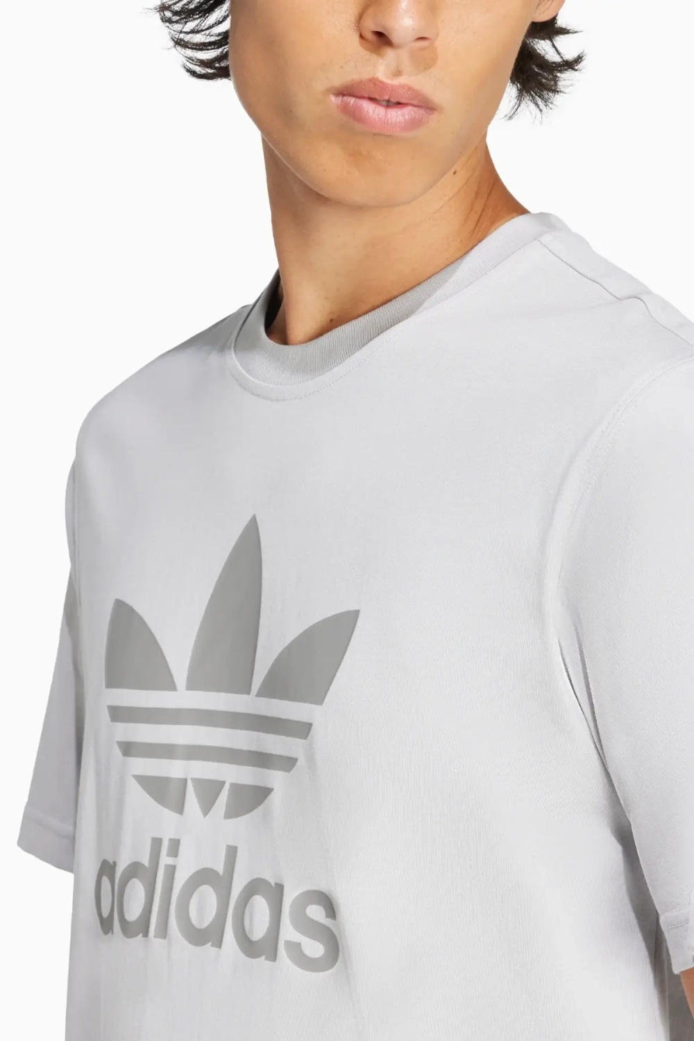 Футболка adidas Adicolor Trefoil - серый
