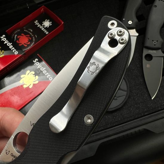 Складной нож Spyderco Native Chief C244GP c клинком из стали CPM-S30V, рукоять G10