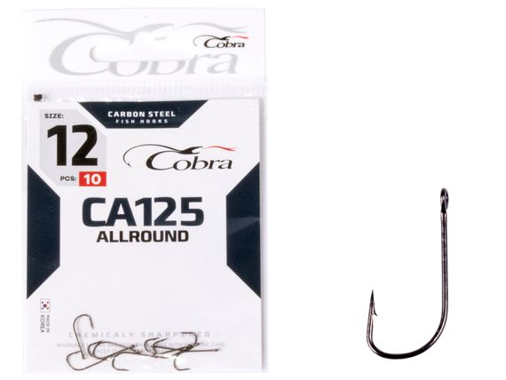Крючки Cobra ALLROUND CA125 №12, 10 шт.