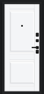 Некст МФ/SBlack Букле черное/White Silk 205*86 правое