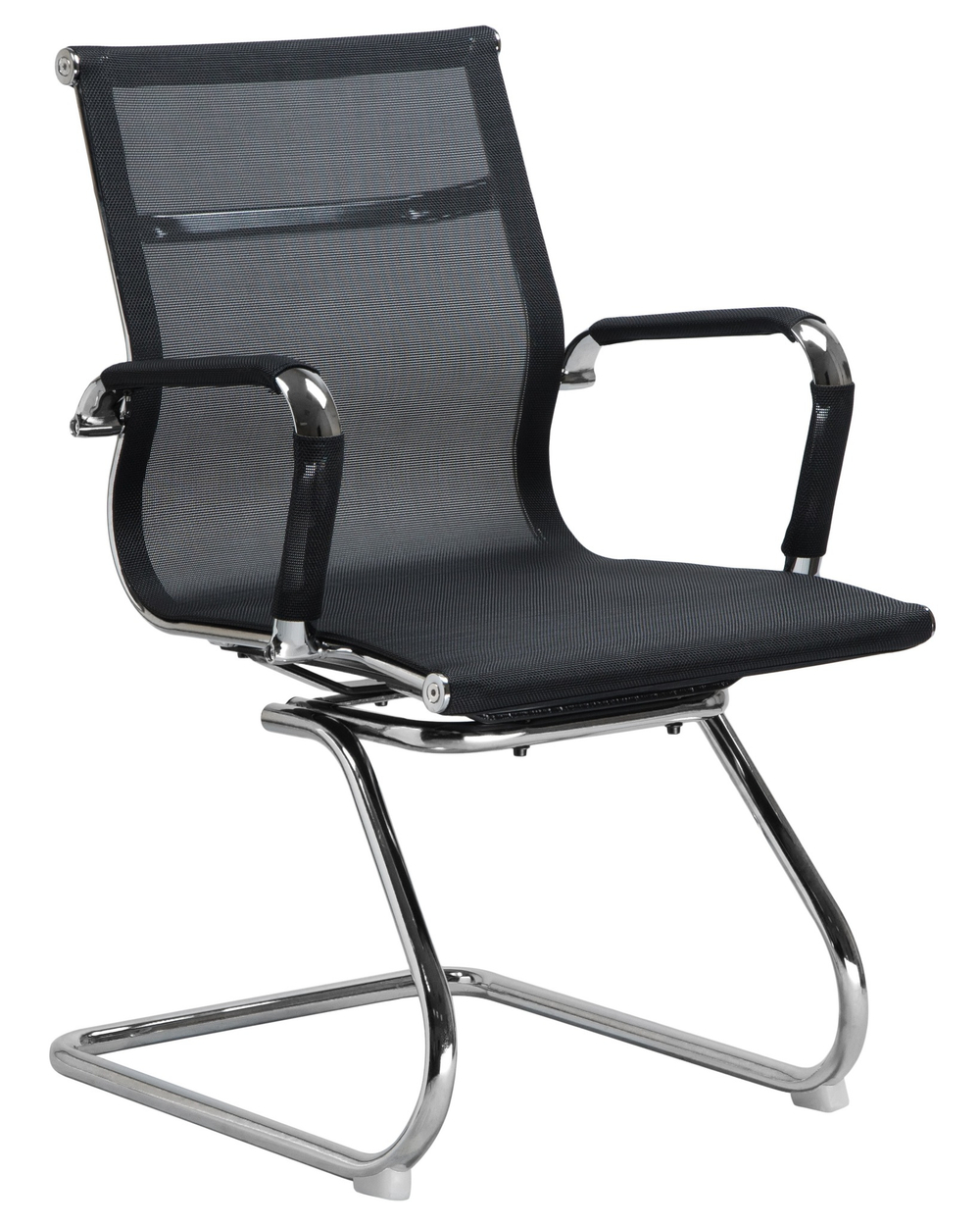 Офисное кресло для посетителей  CODY MESH (чёрный)