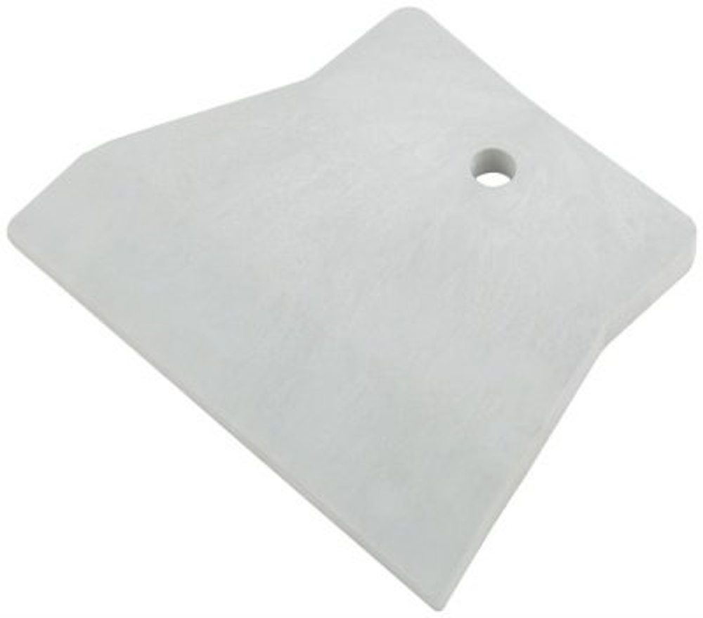 Шпатель резиновый 100мм белый