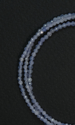 Цепочка "Memo about Finance" из танзанита на замочке 47-54 см