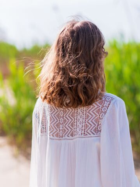 Бохо платье короткое белое