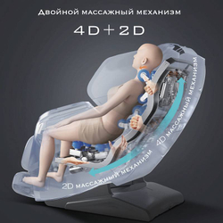 Массажное кресло Atlas Pro Brown