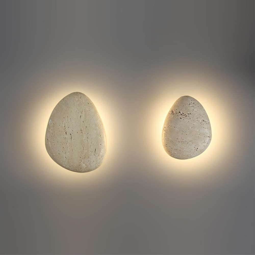 7034/5WL L-VISION ODL25 167 Настенный светильник светильник металл/камень IP20 1*5W 3000K 220V TRAVERTINO