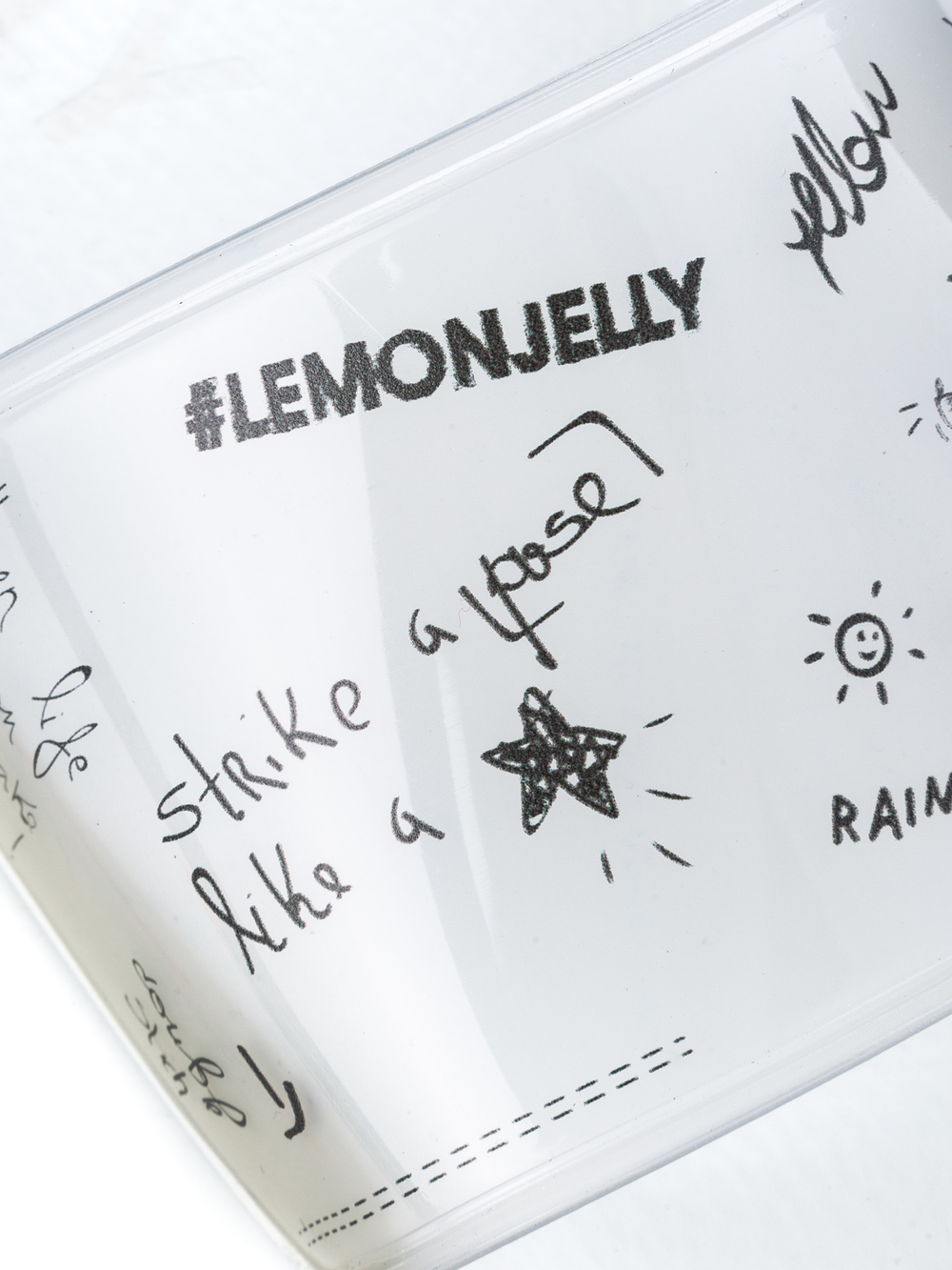 Шлепанцы прозрачные Lemon Jelly Leslie 01 white