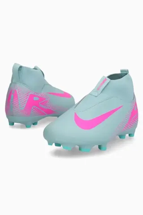 Бутсы Nike Zoom Mercurial Superfly 10 Academy FG/MG Junior - голубой