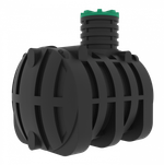 Емкость подземная пищевая Мультпласт ДПВ8500 8500 л. горизонтальная (3360x1970x2605см;296кг;черный) - арт.555434.65