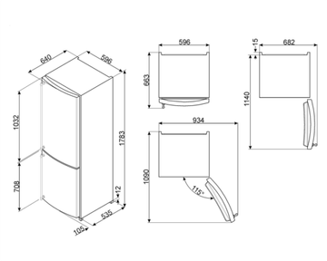Холодильник Smeg FA860PS