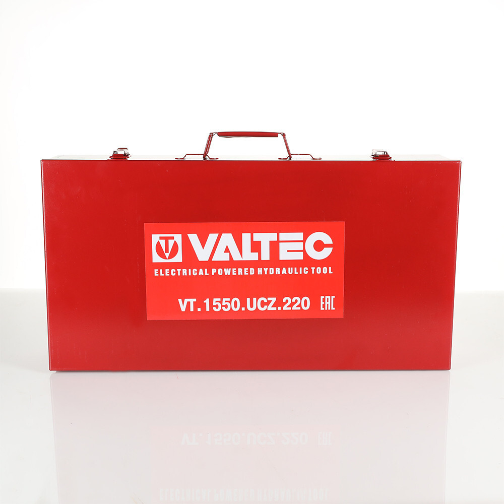 Пресс-инструмент электрический универсальный VALTEC UCZ (без насадок), универсальный, в стальном ящике, 220 В, 4,1 кг