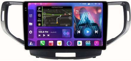 Магнитола для Honda Accord 8 2008-2012 - FarCar 3236M на Android 13, QLED+2K, TS10, CarPlay, 4G SIM-слот