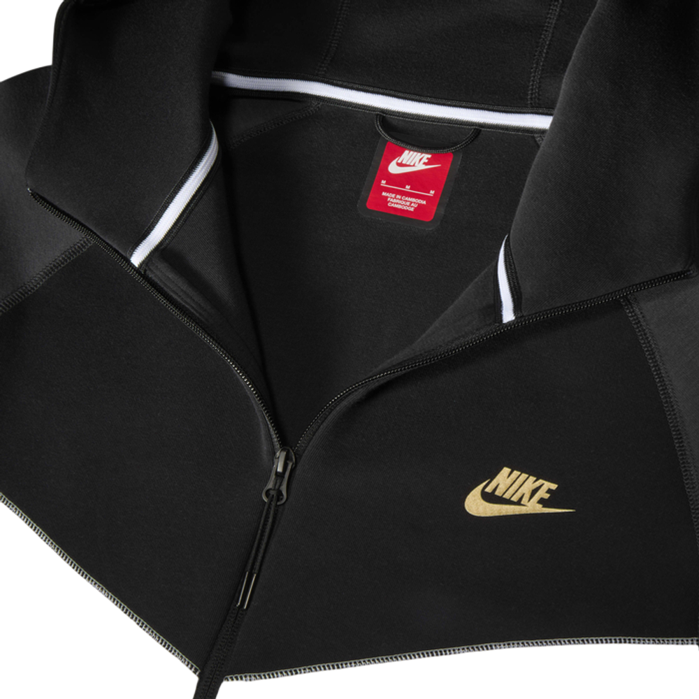 Зип Худи Nike Tech Fleece 2023 Black/White/Grey