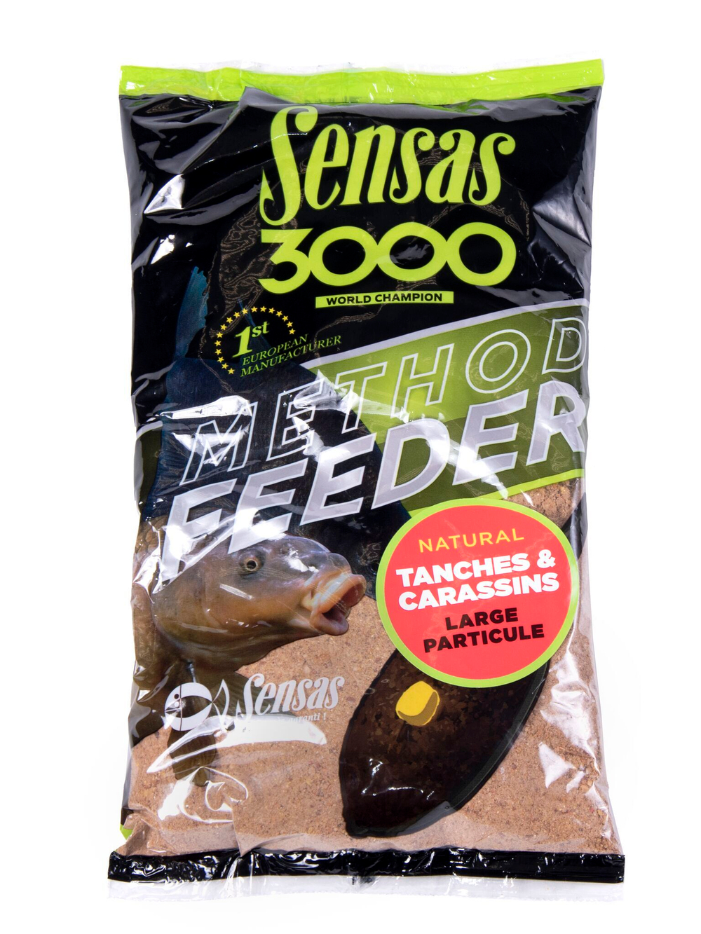 Прикормка Sensas 3000 Method Feeder TENCH & CRUCIAN CARP 1кг