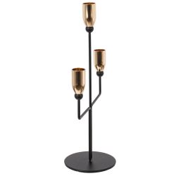 GAEM Подсвечник для 3-х свечей, L19,5 W10 H31 см